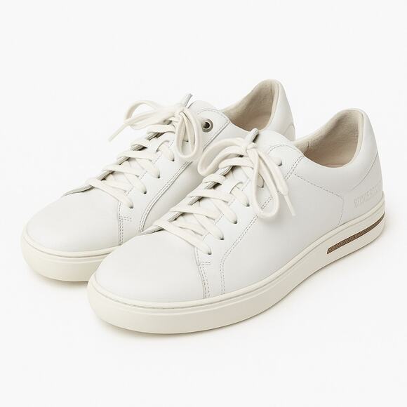 Birkenstock Bend Low Leather Sneakers White Size 40 (US W9/M7) Regular Fit - Picture 1 of 10